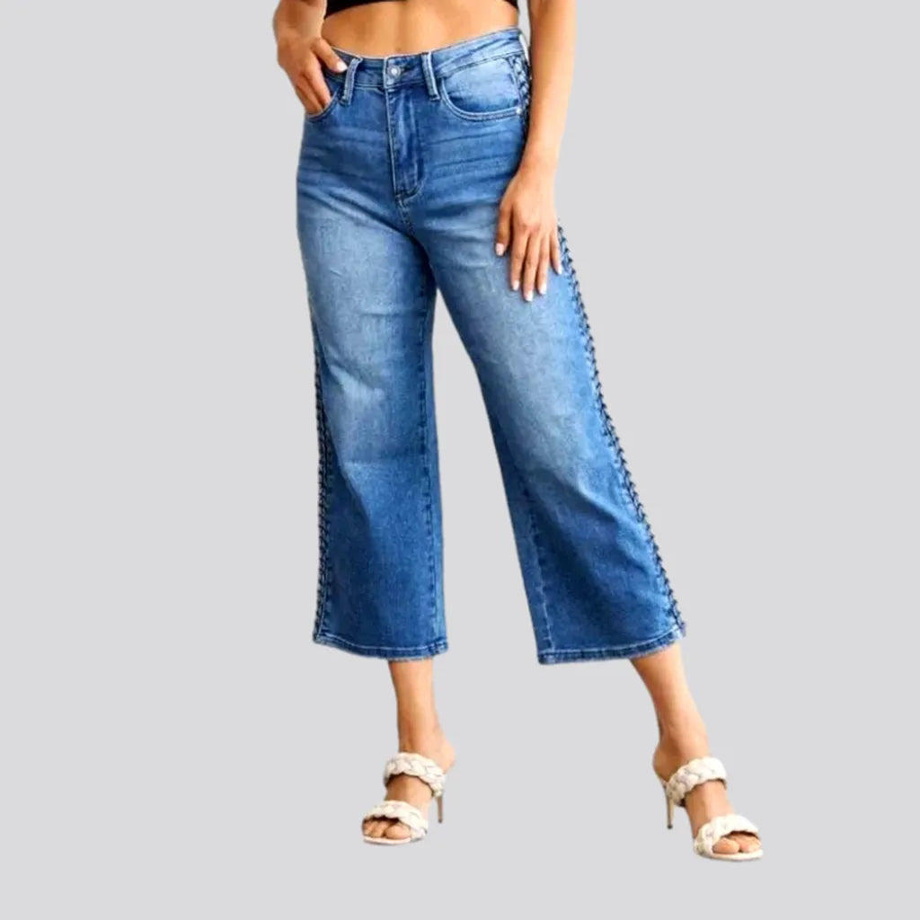 Cutoff-bottoms women's street jeans | Jeans4you.shop