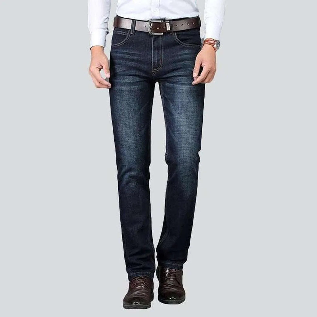 Dark blue regular men's jeans | Jeans4you.shop