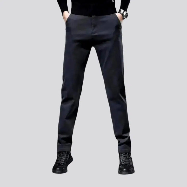 Dark men's mid-waist jeans | Jeans4you.shop