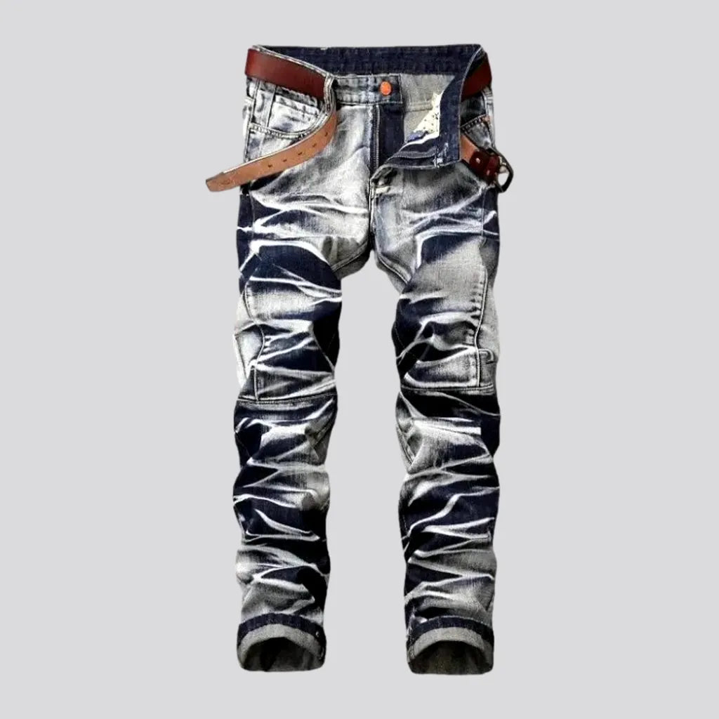 Dark men's y2k jeans | Jeans4you.shop