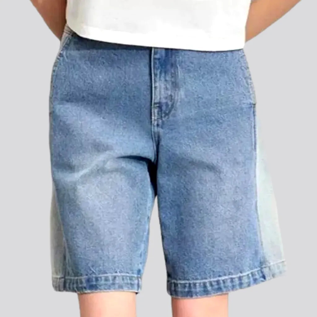 Dip-dyed women's denim shorts | Jeans4you.shop