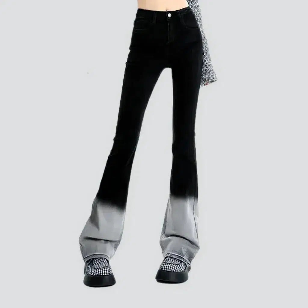 Dip-dyed women's y2k jeans | Jeans4you.shop
