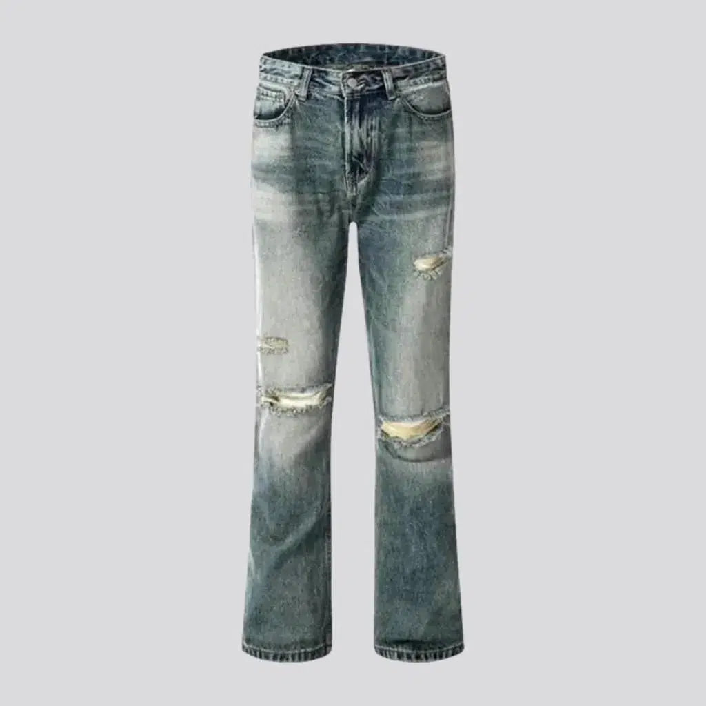 Distressed bootcut jeans
 for men | Jeans4you.shop