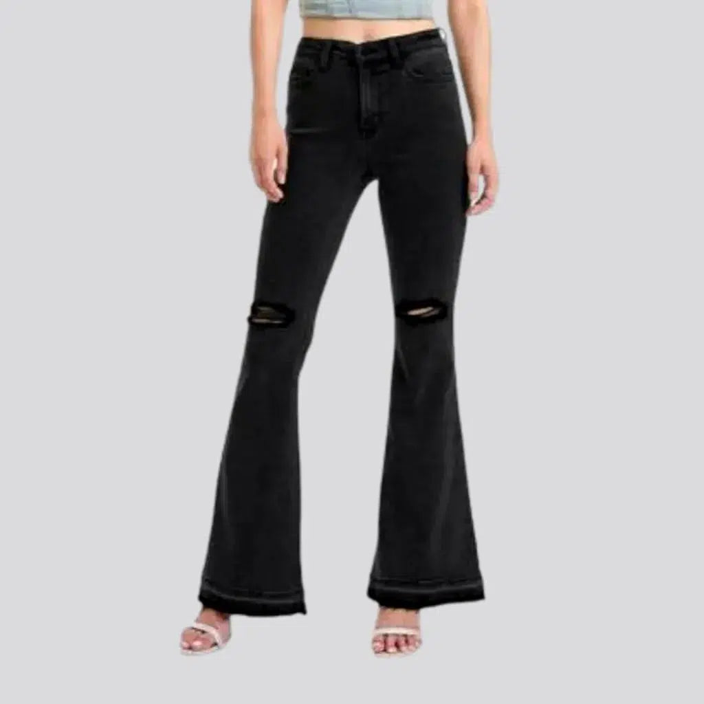 Distressed high-waist jeans
 for ladies | Jeans4you.shop