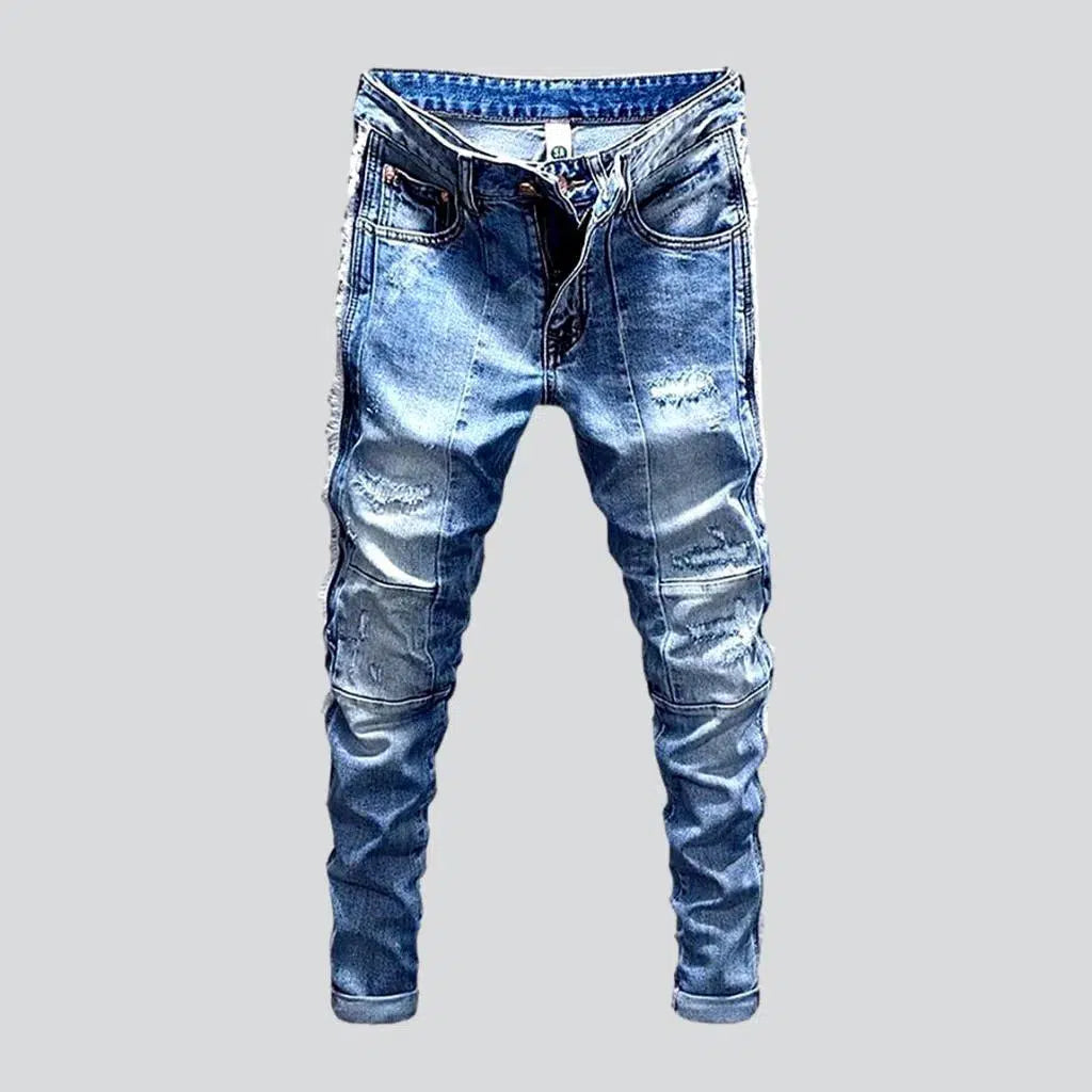 Distressed men's sanded jeans | Jeans4you.shop
