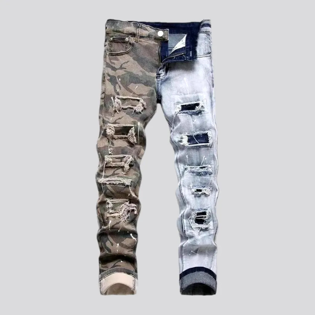 Distressed men's skinny jeans | Jeans4you.shop