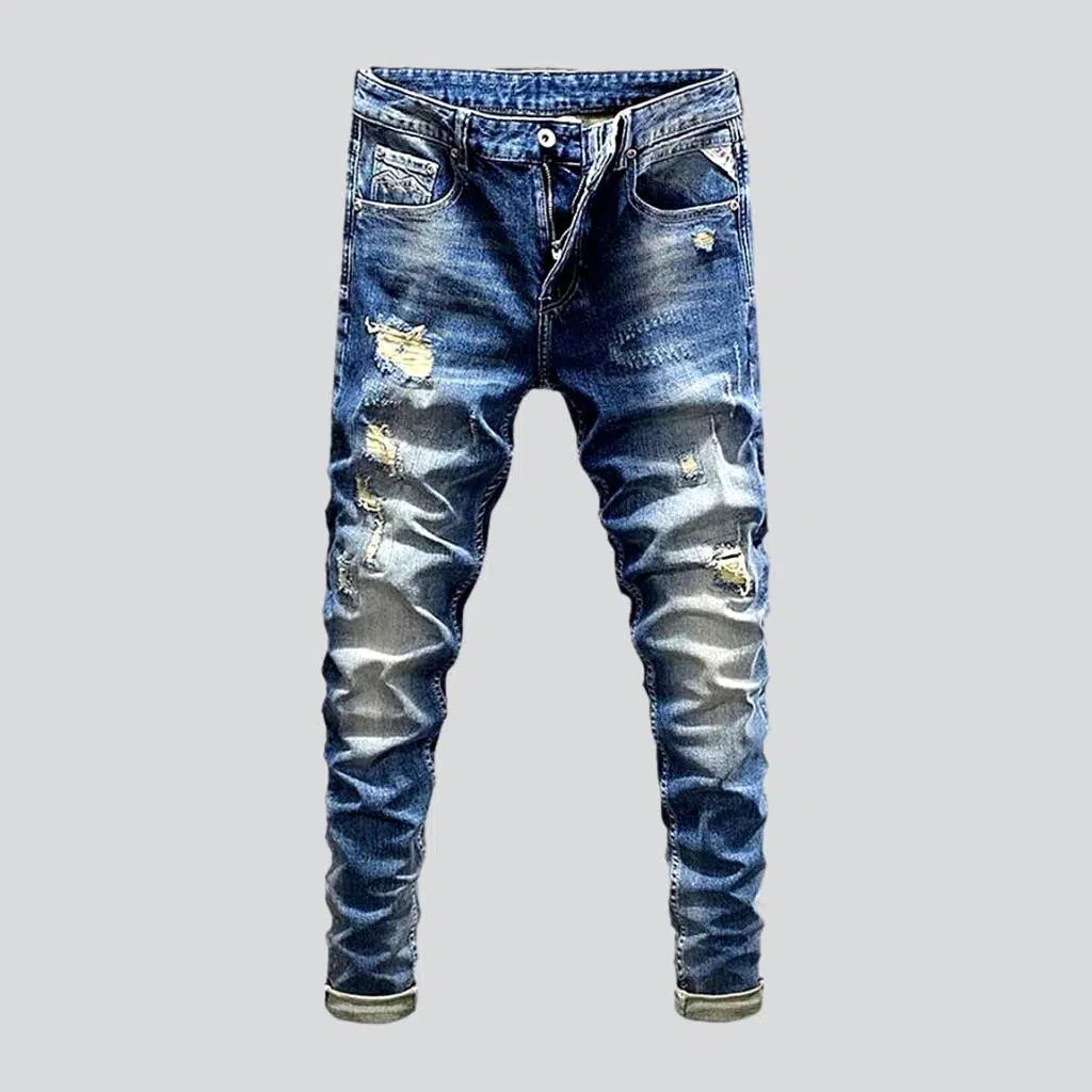 Distressed men's street jeans | Jeans4you.shop