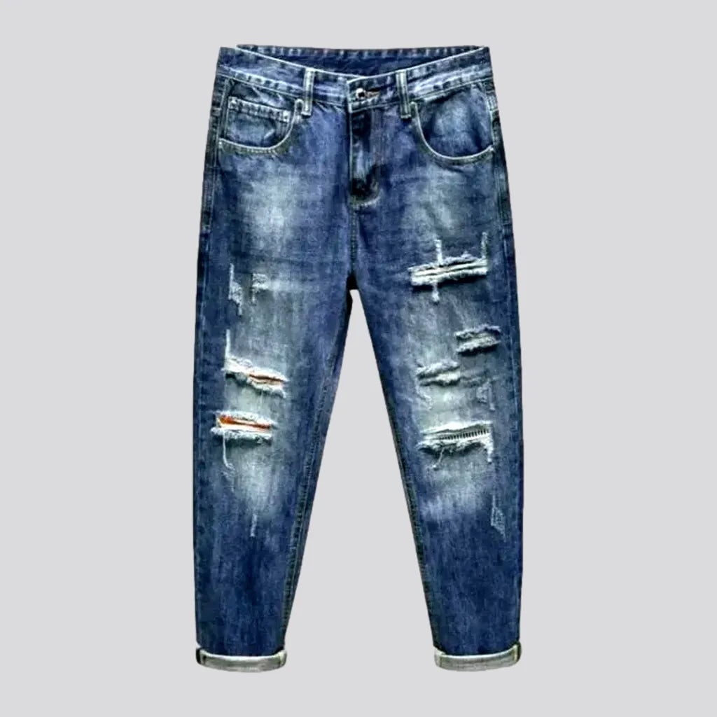 Distressed sanded jeans
 for men | Jeans4you.shop