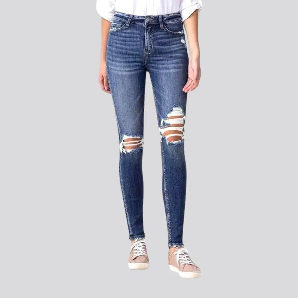 Distressed skinny jeans
 for women | Jeans4you.shop