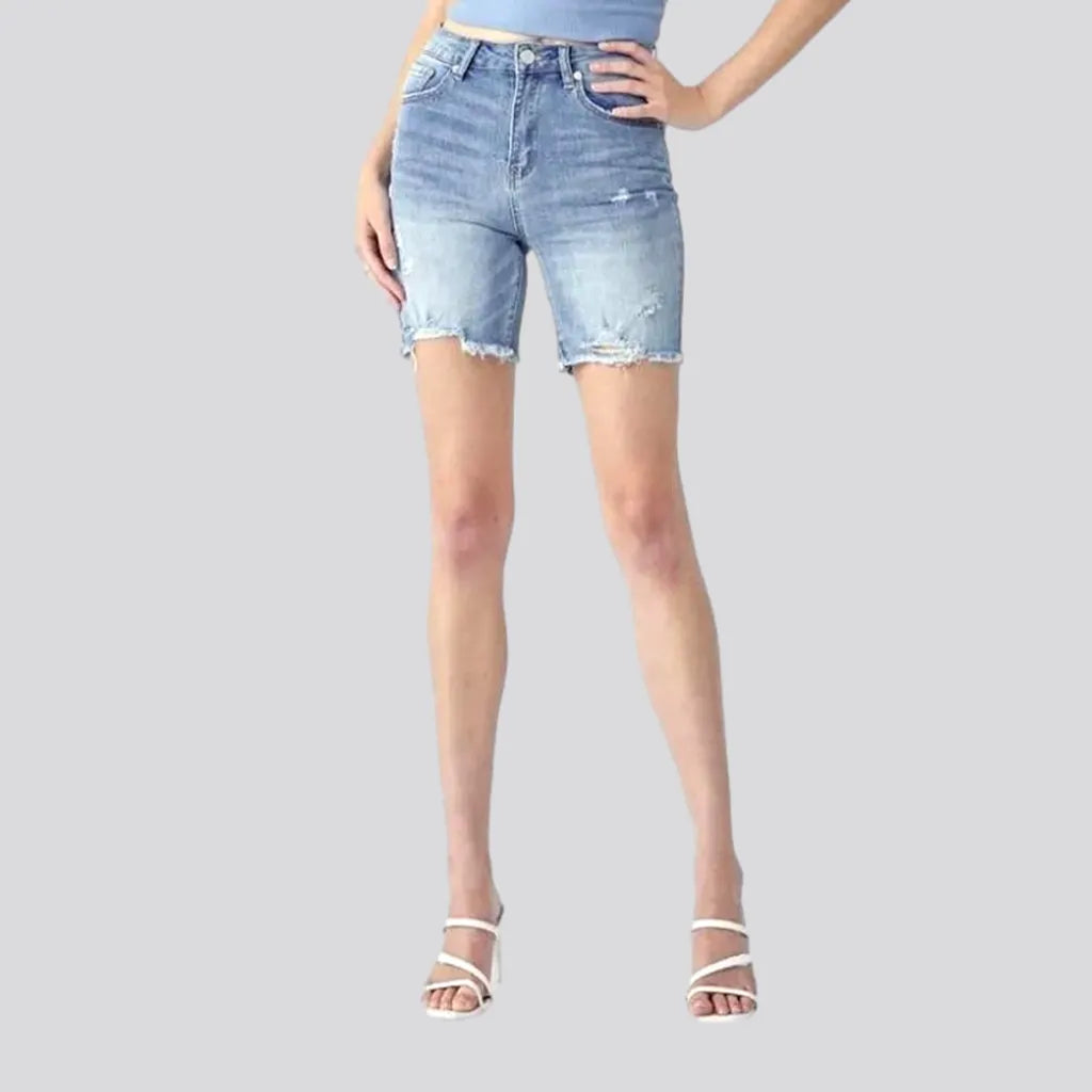 Distressed street jean shorts
 for ladies | Jeans4you.shop