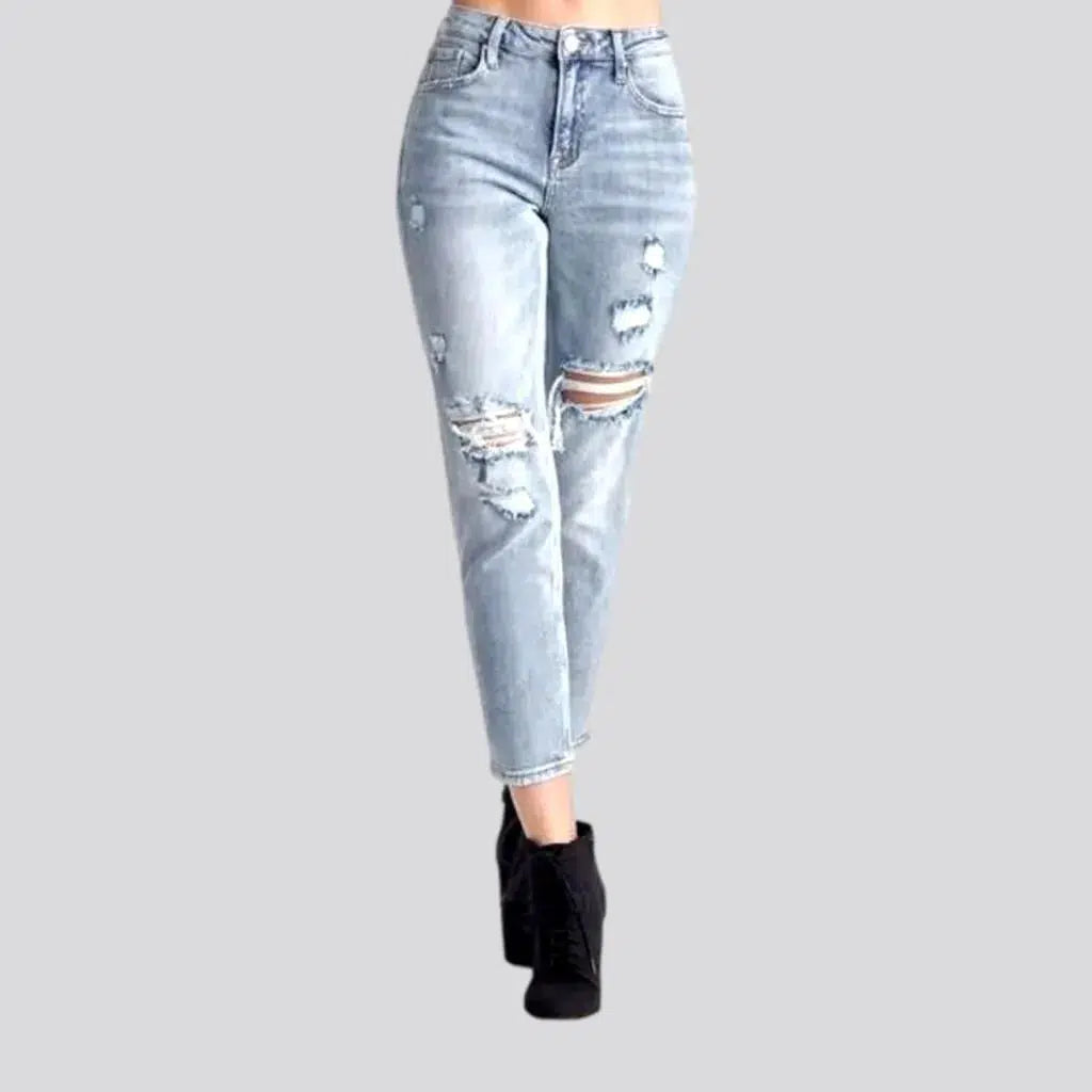 Distressed street jeans
 for ladies | Jeans4you.shop