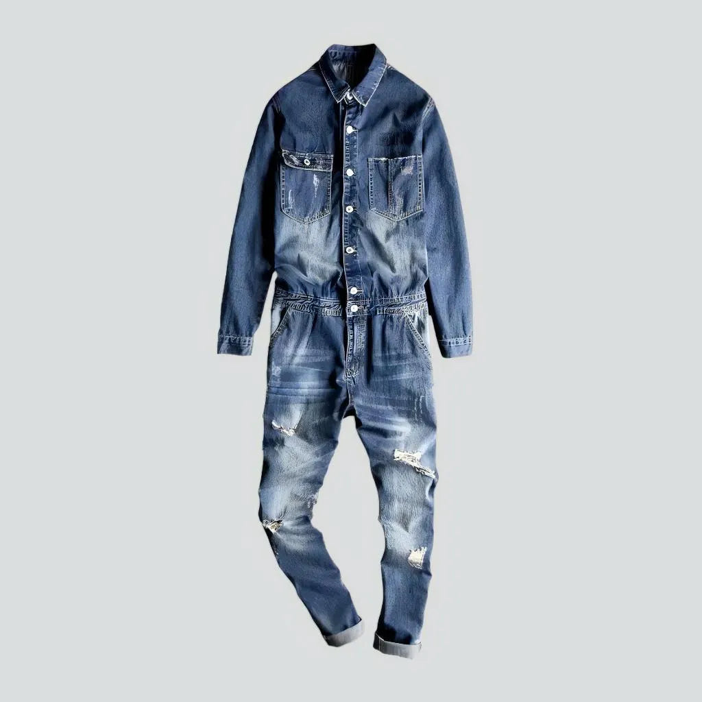 Distressed street jeans overall
 for men | Jeans4you.shop