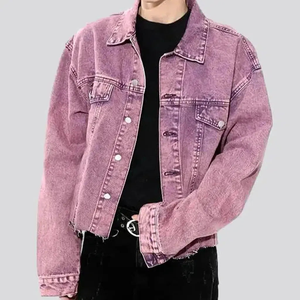 Fashion acid men's jean jacket | Jeans4you.shop