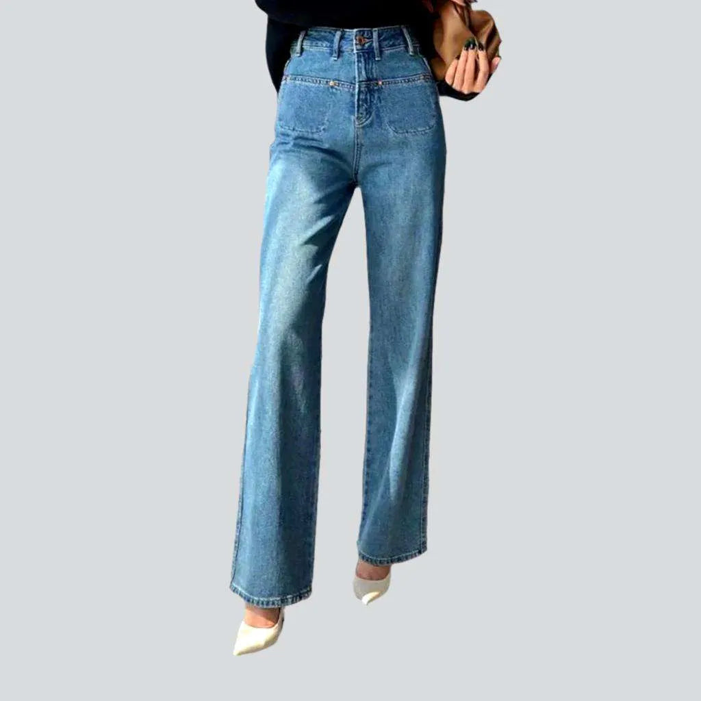 Fashion classic straight women's jeans | Jeans4you.shop