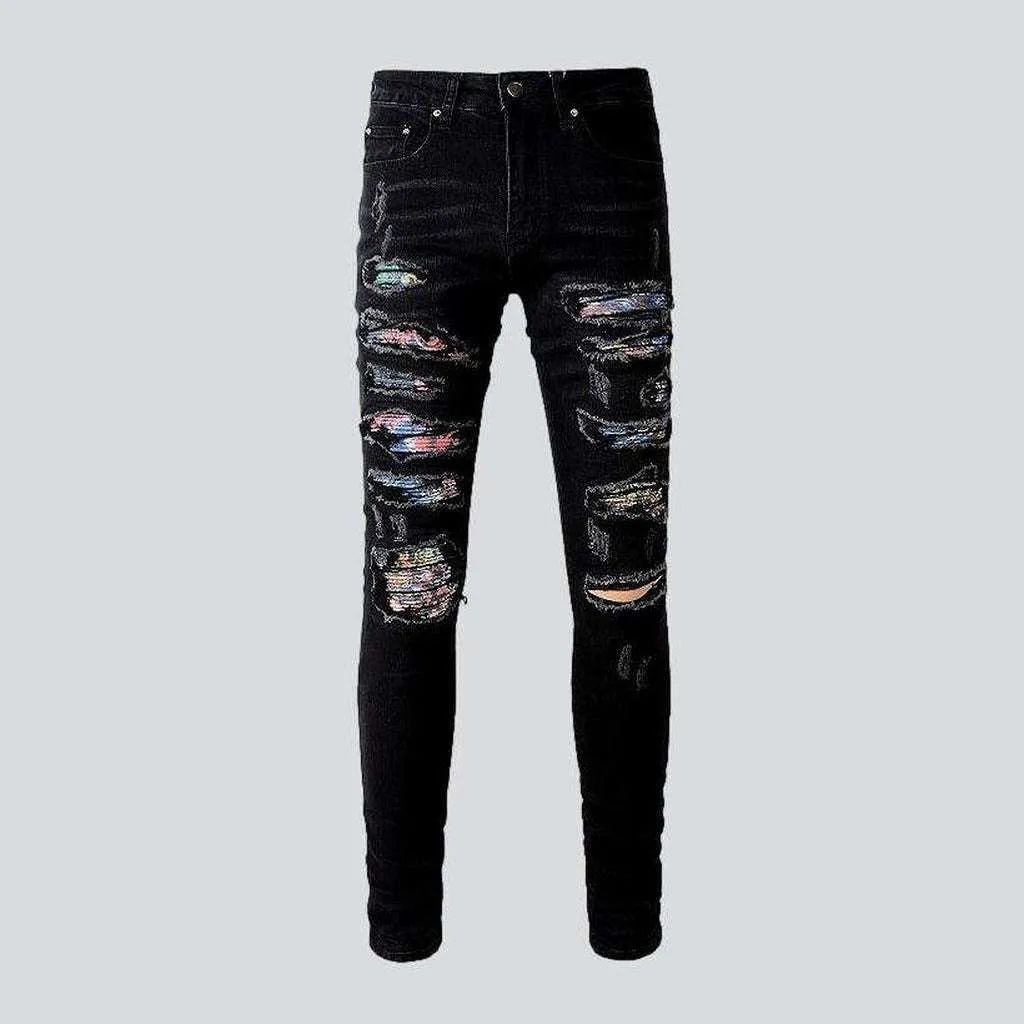 Fashion color ripped men's jeans | Jeans4you.shop
