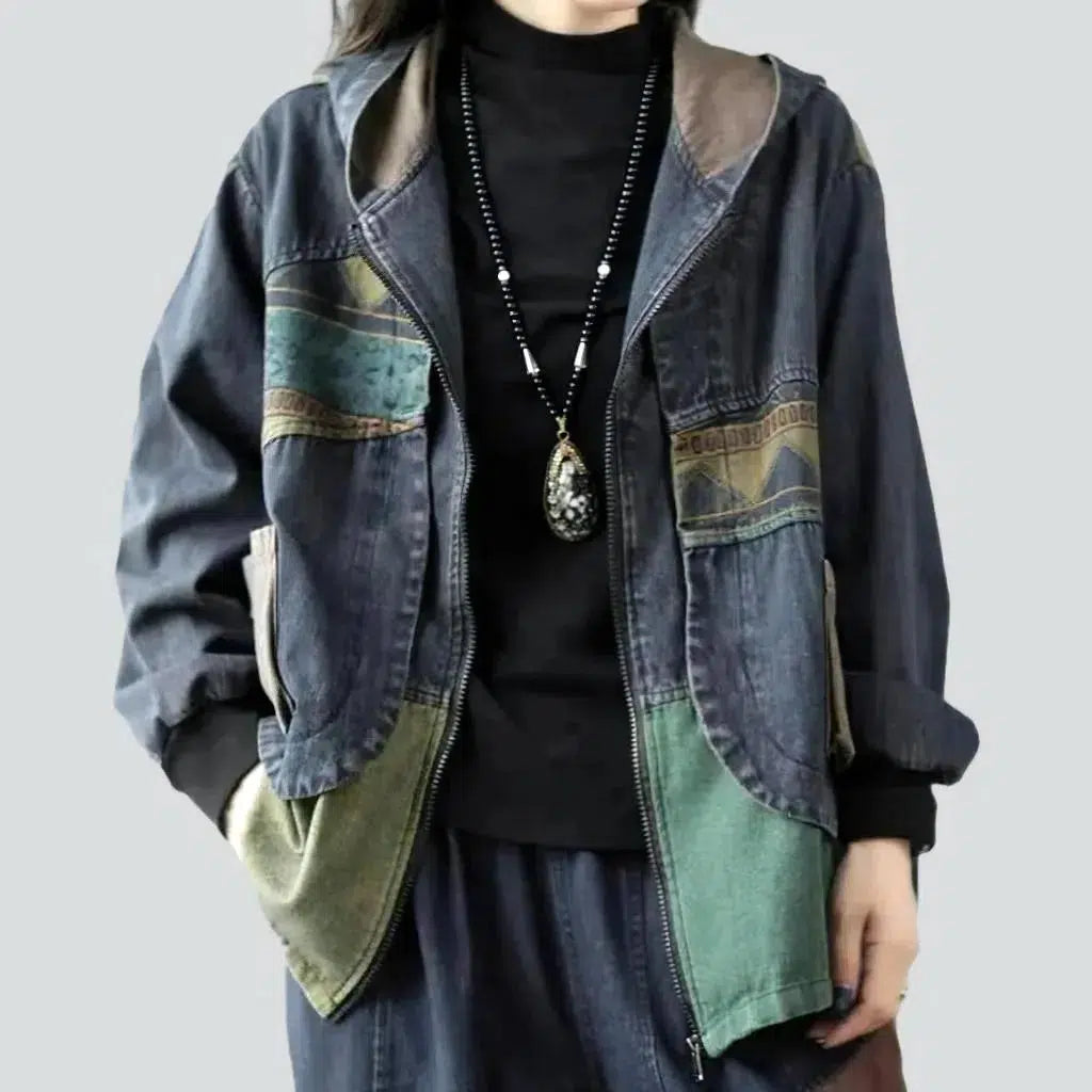Fashion layered denim jacket
 for women | Jeans4you.shop