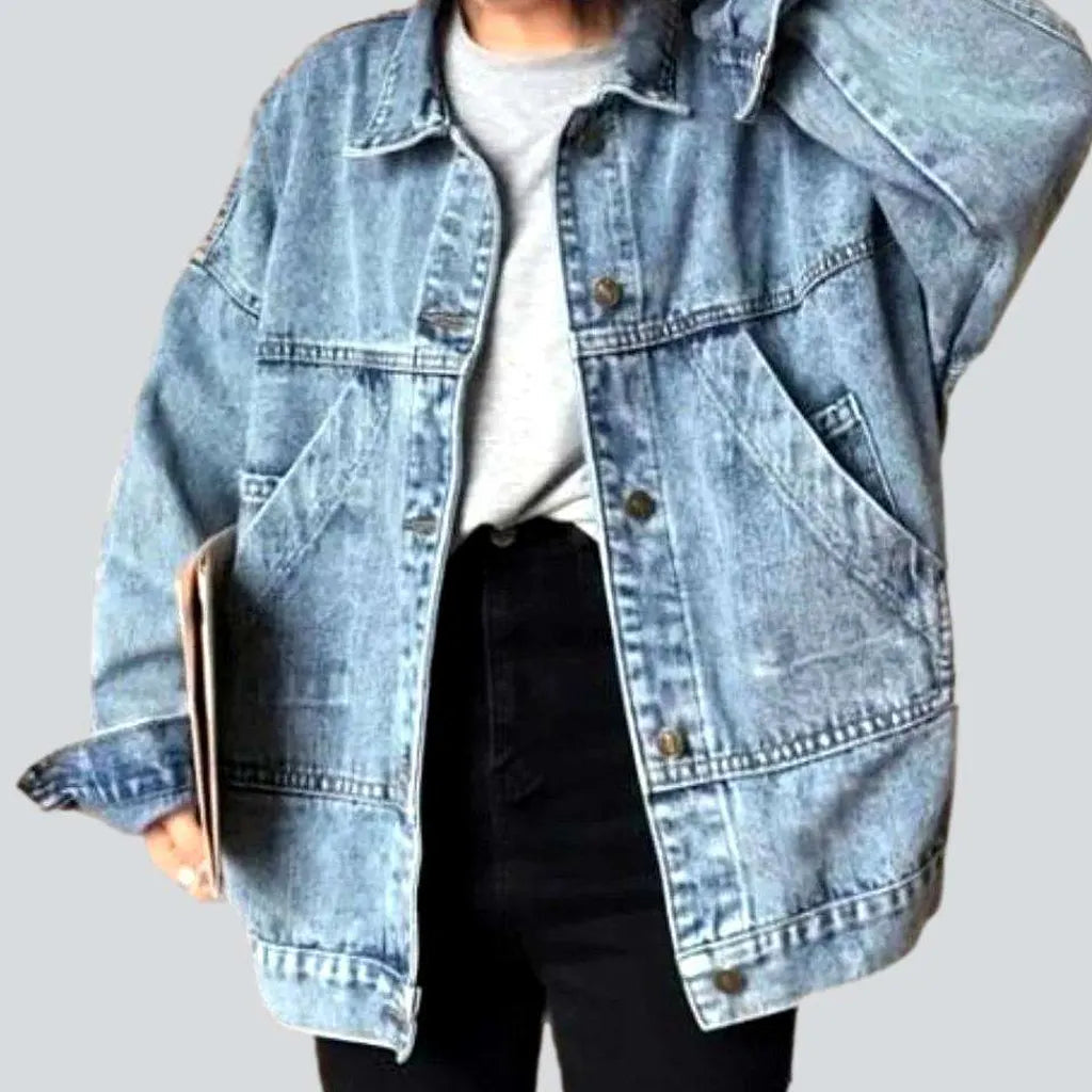 Fashion oversized denim jacket
 for women | Jeans4you.shop