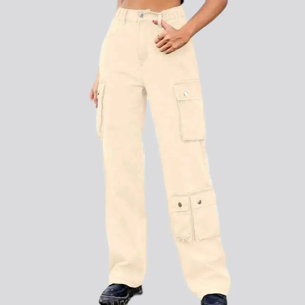 Fashion stonewashed denim pants
 for women | Jeans4you.shop