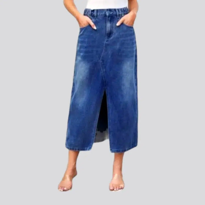Fashion whiskered women's jean skirt | Jeans4you.shop