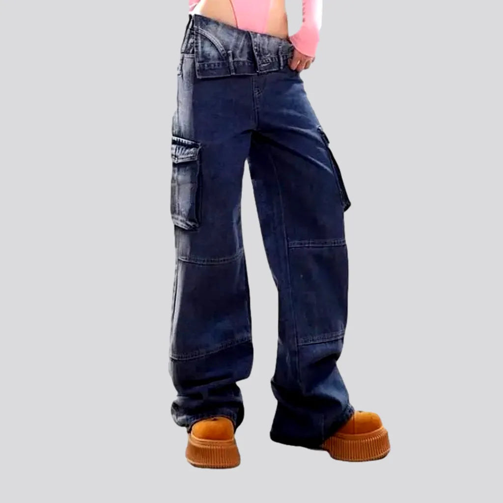 Fashion women's dark-blue jeans | Jeans4you.shop