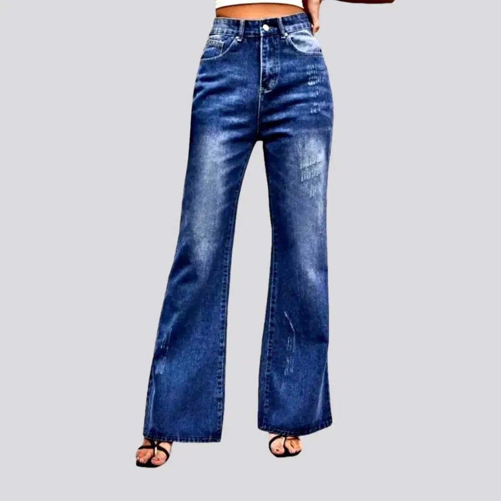 Flared street jeans
 for ladies | Jeans4you.shop