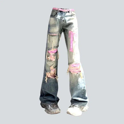 Flared y2k jeans
 for ladies | Jeans4you.shop