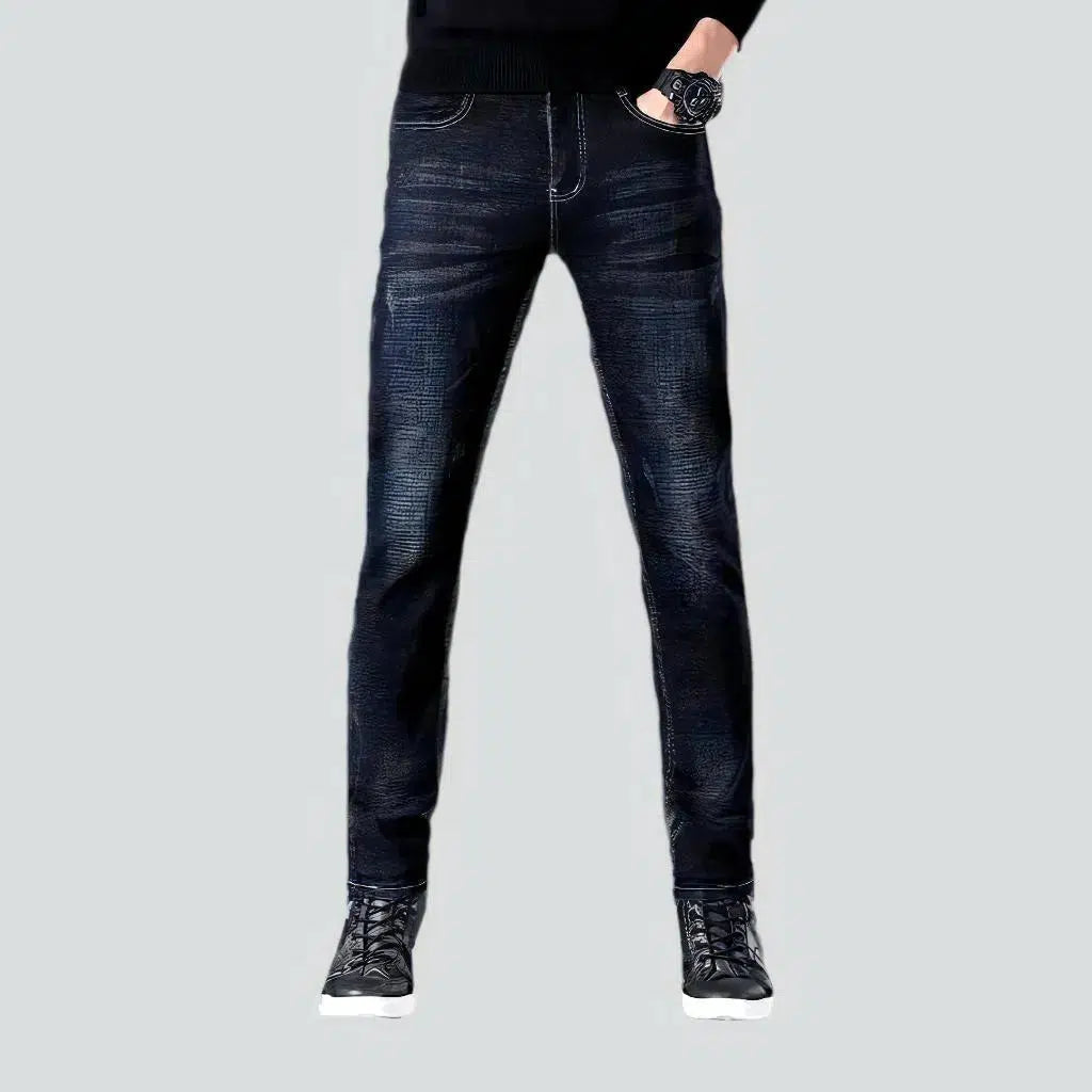 Fleece men's jeans | Jeans4you.shop