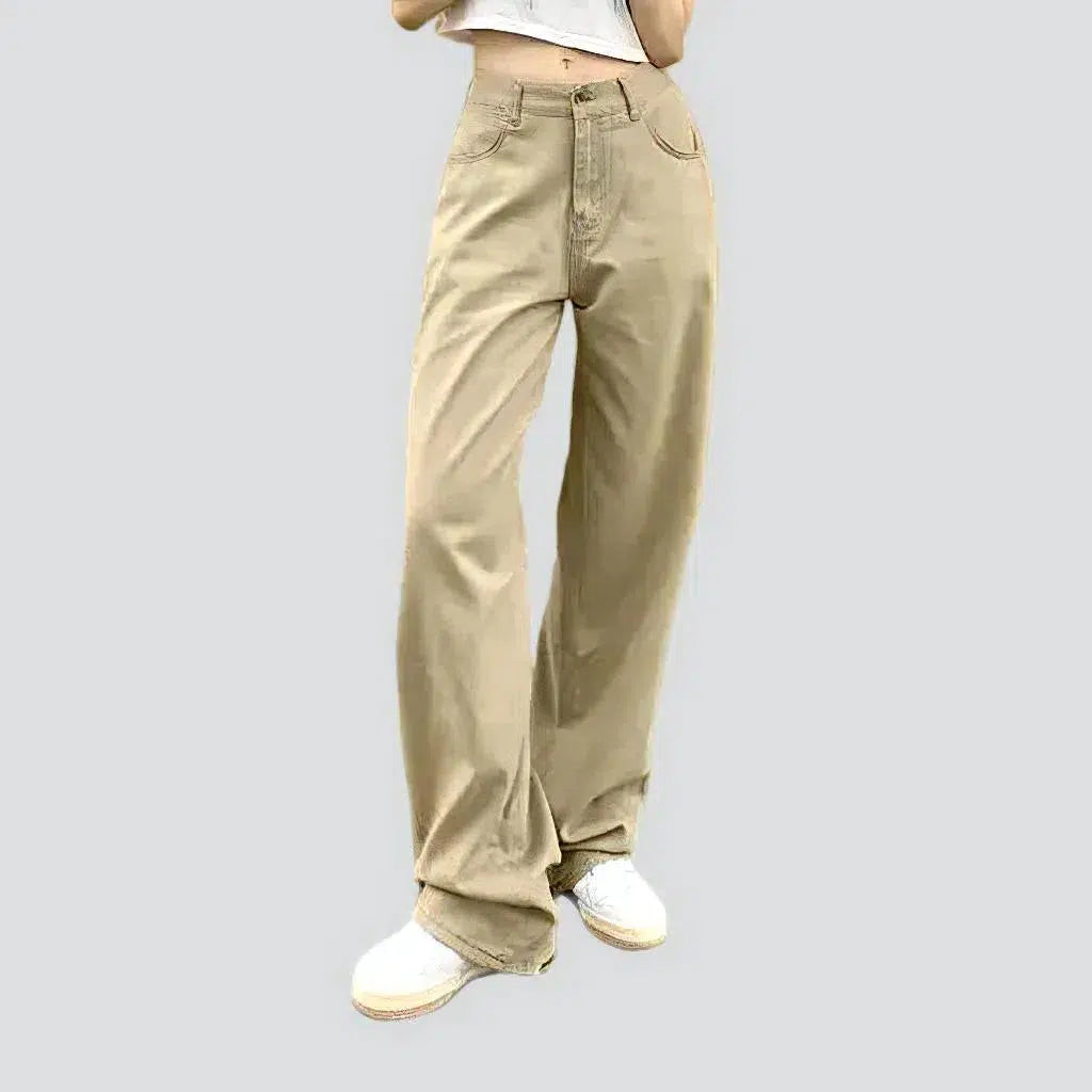Floor-length color jeans
 for ladies | Jeans4you.shop