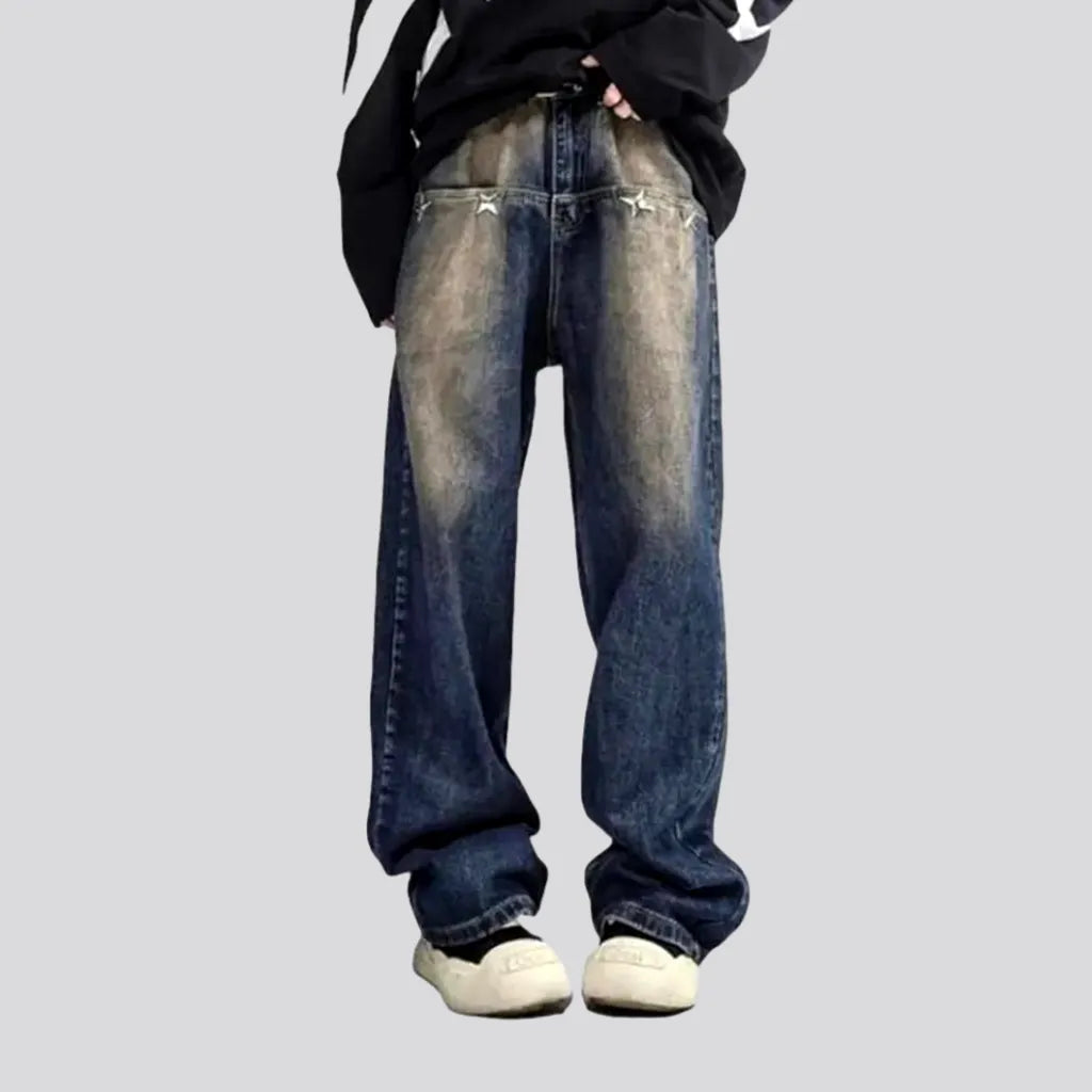 Floor-length embellished jeans | Jeans4you.shop