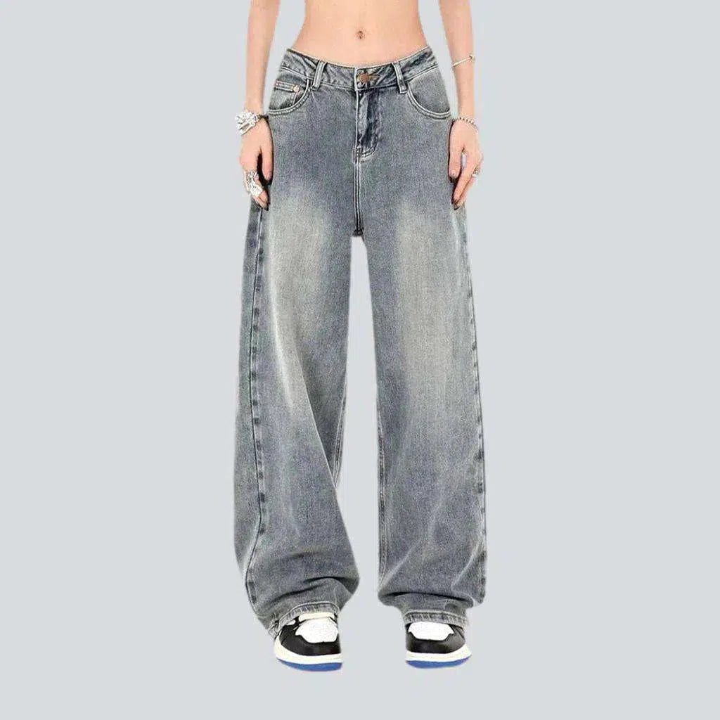 Floor-length high-waist jeans
 for women | Jeans4you.shop