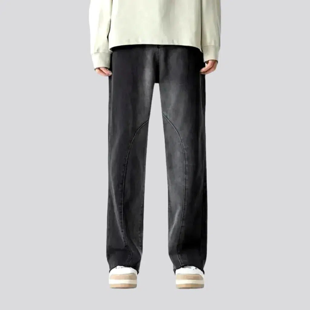 Floor-length men's high-waist jeans | Jeans4you.shop