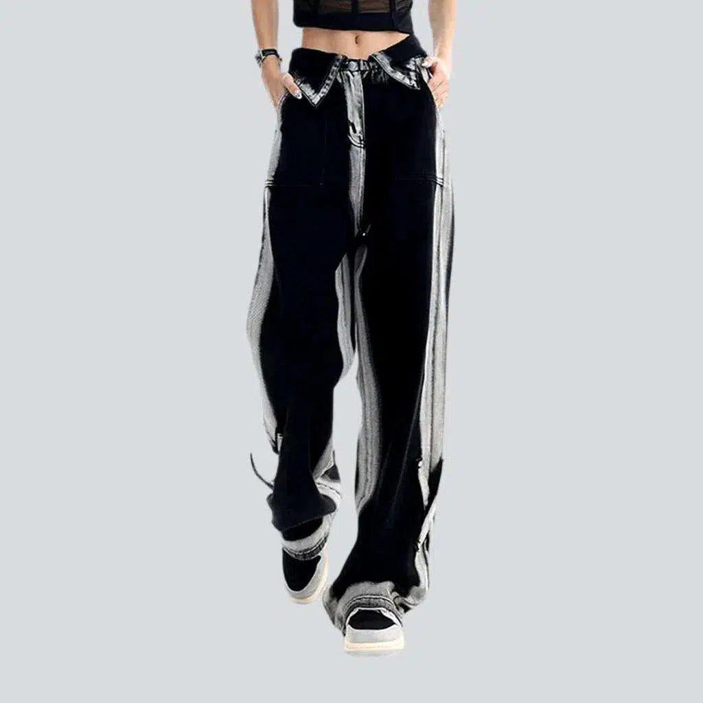 Floor-length women's baggy jeans | Jeans4you.shop