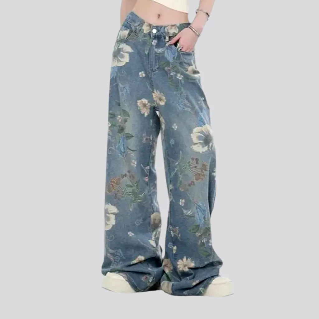 Floor-length y2k jeans
 for ladies | Jeans4you.shop