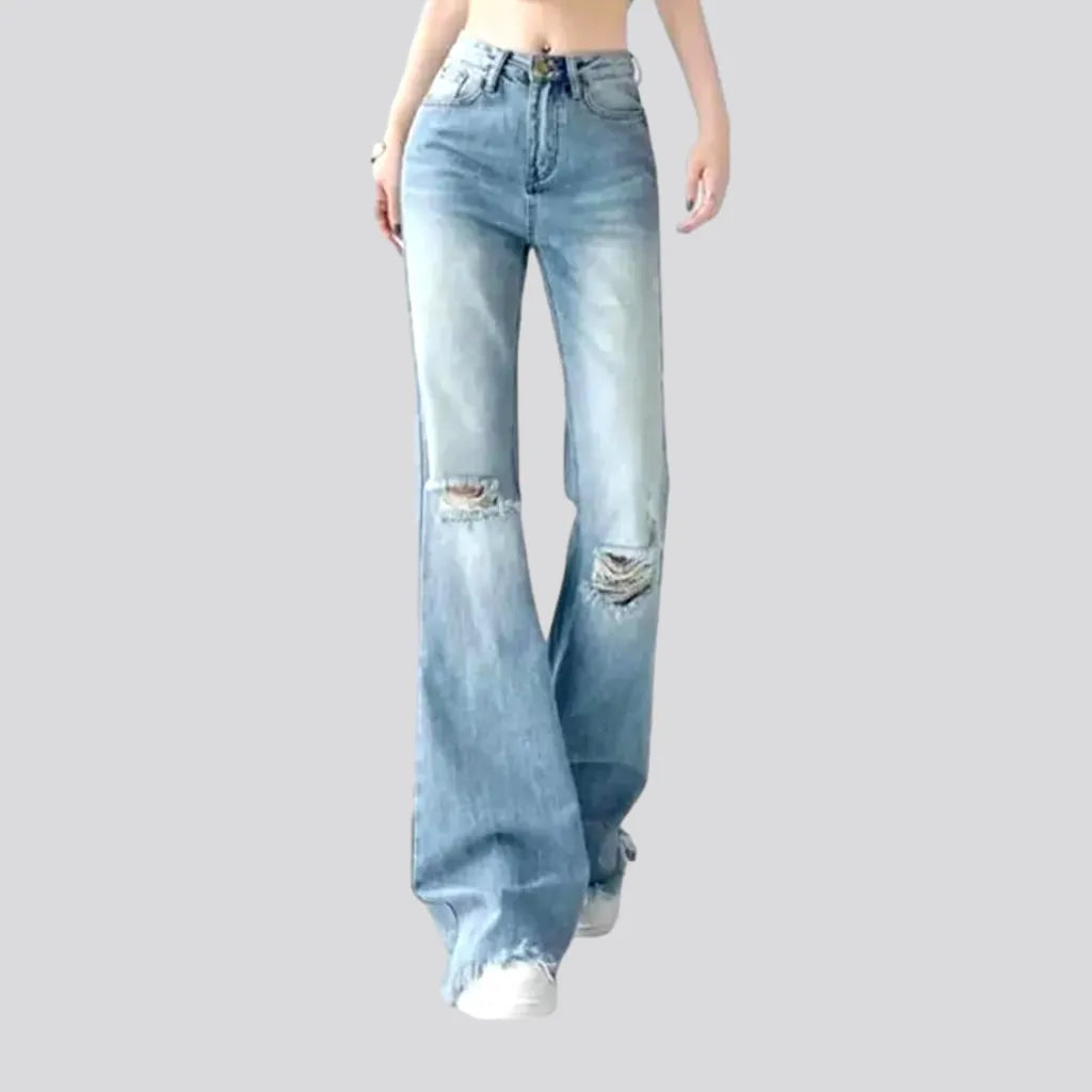 Frayed-hem street jeans
 for women | Jeans4you.shop