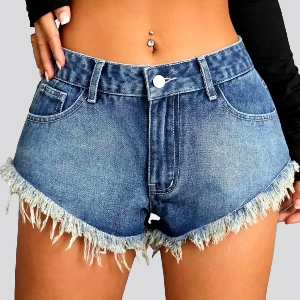 Frayed-hem women's jean shorts | Jeans4you.shop
