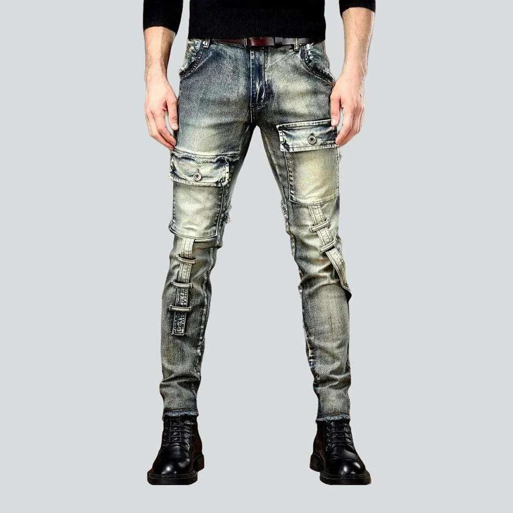 Front flap pocket vintage jeans | Jeans4you.shop