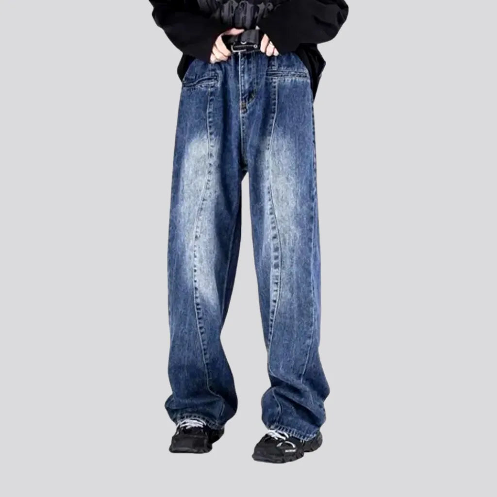 Front-seams men's baggy jeans | Jeans4you.shop