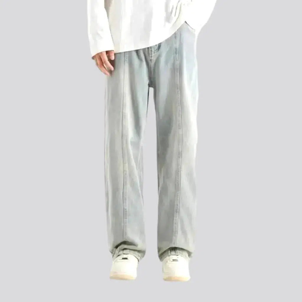 Front-seams men's floor-length jeans | Jeans4you.shop