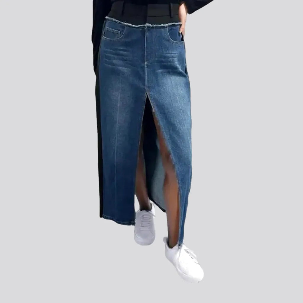 Front-slit women's jean skirt | Jeans4you.shop