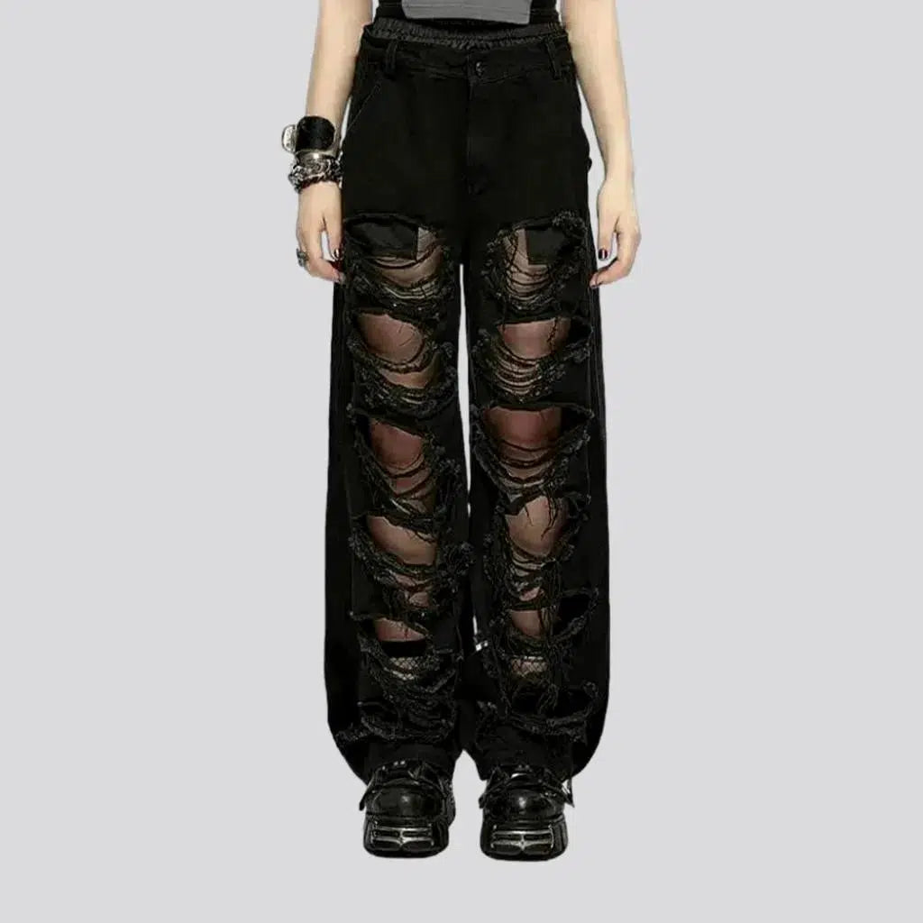 Gothic women's baggy jeans | Jeans4you.shop
