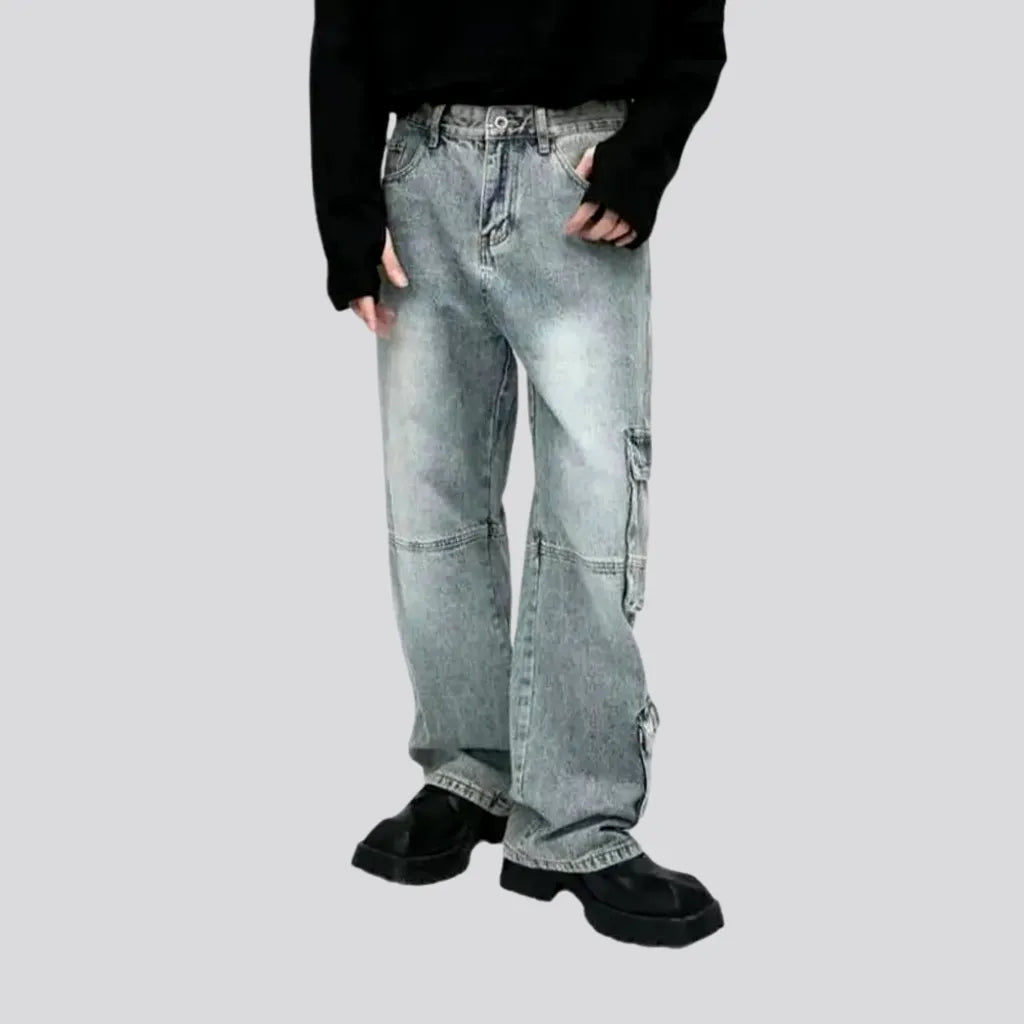 Grey-cast men's baggy jeans | Jeans4you.shop