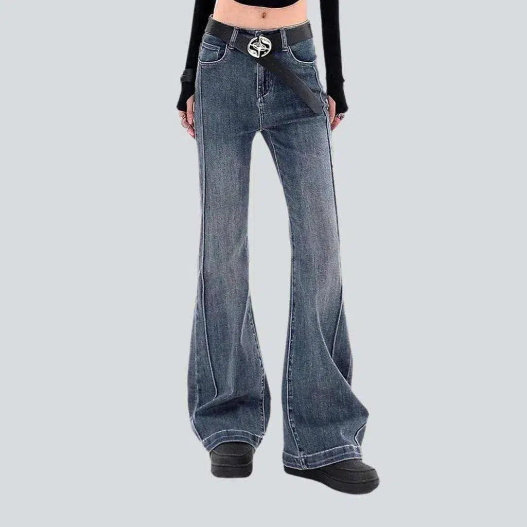 Grey cast women's low-waist jeans | Jeans4you.shop