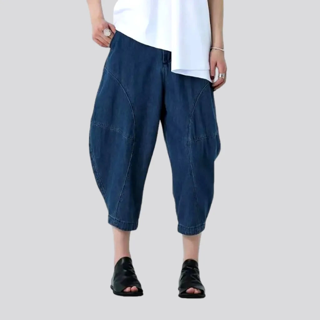 Harem medium-wash jean pants
 for ladies | Jeans4you.shop
