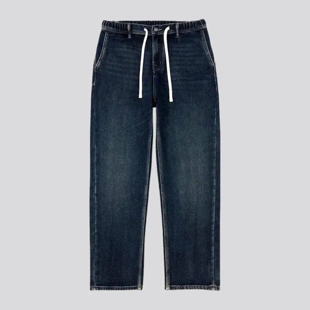 Heavyweight men's dark jeans | Jeans4you.shop