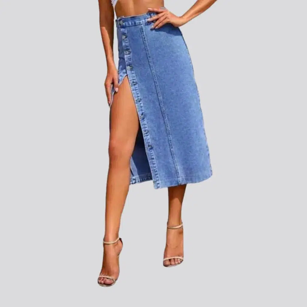 High-waist 90s denim skirt
 for women | Jeans4you.shop