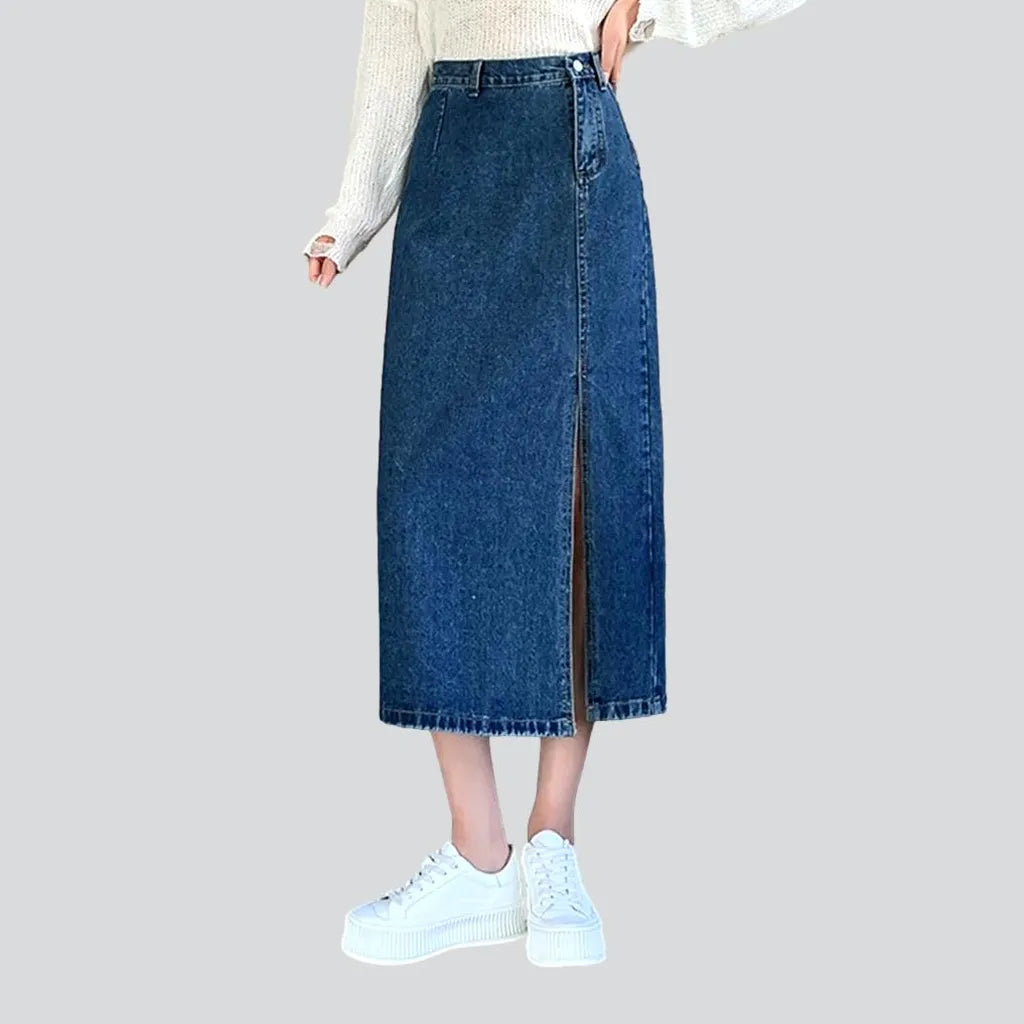 High-waist 90s women's jeans skirt | Jeans4you.shop