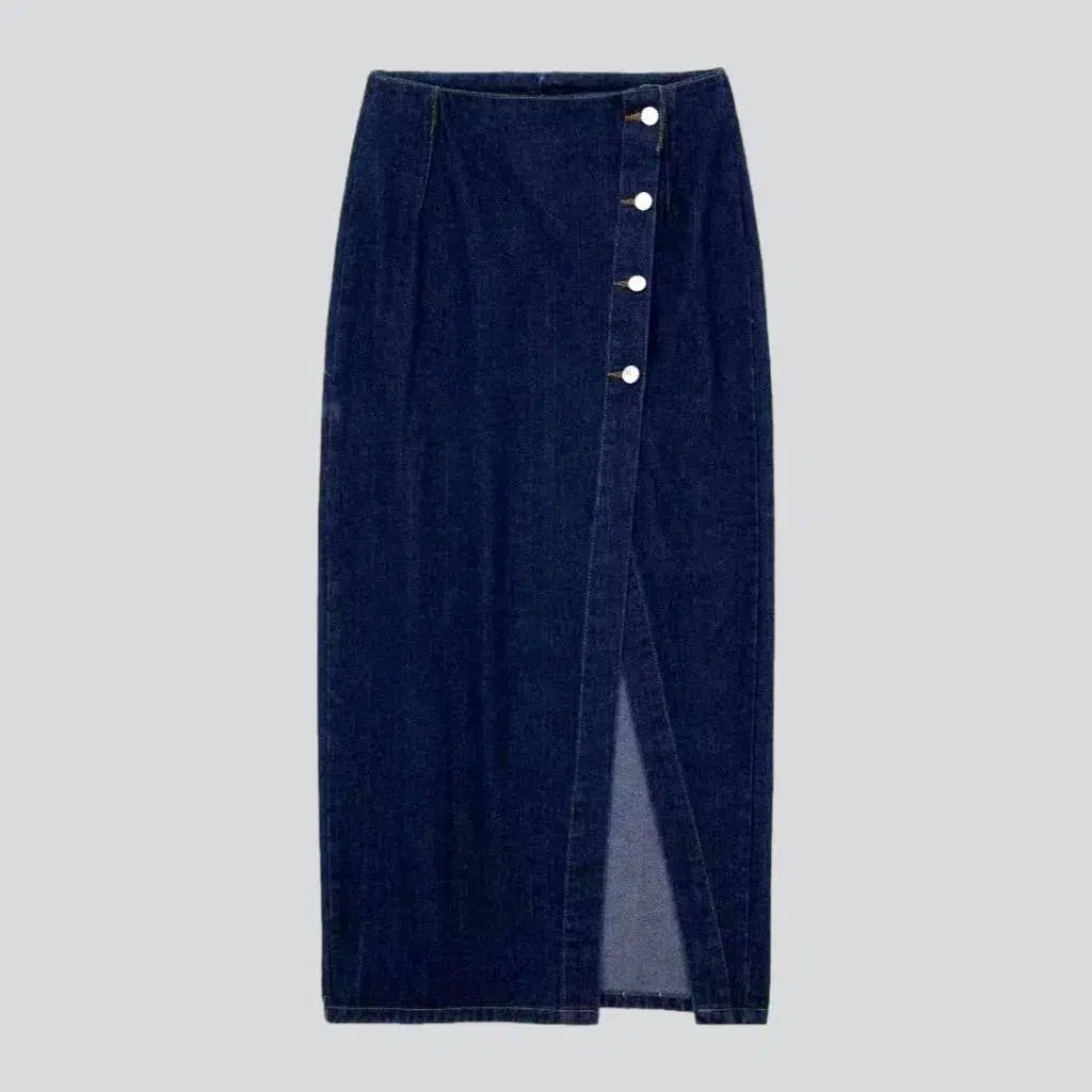 High-waist body-con denim skirt | Jeans4you.shop