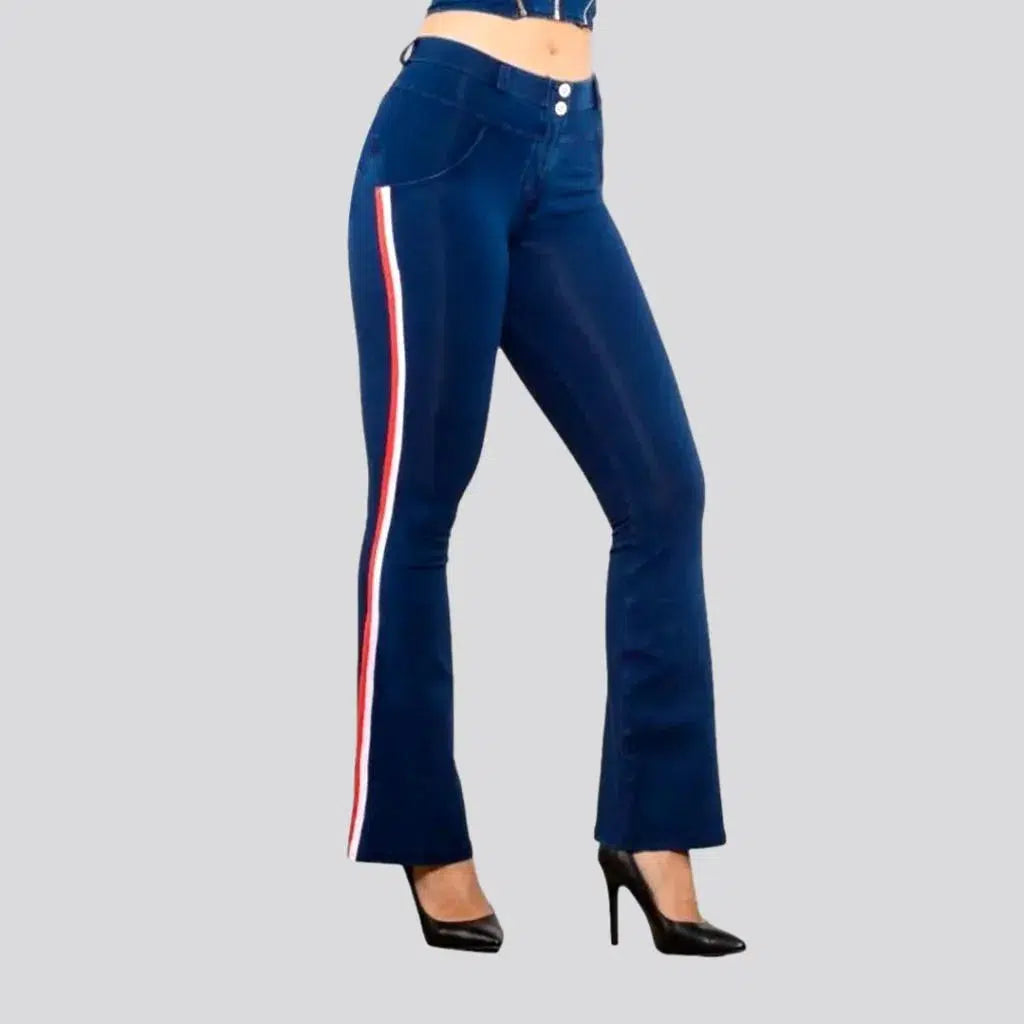 High-waist boho denim leggings
 for ladies | Jeans4you.shop