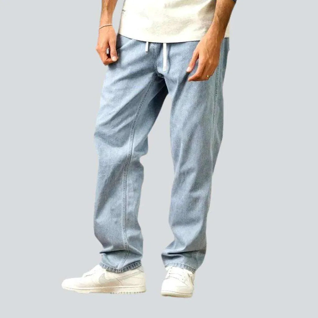 High-waist light wash jeans
 for men | Jeans4you.shop