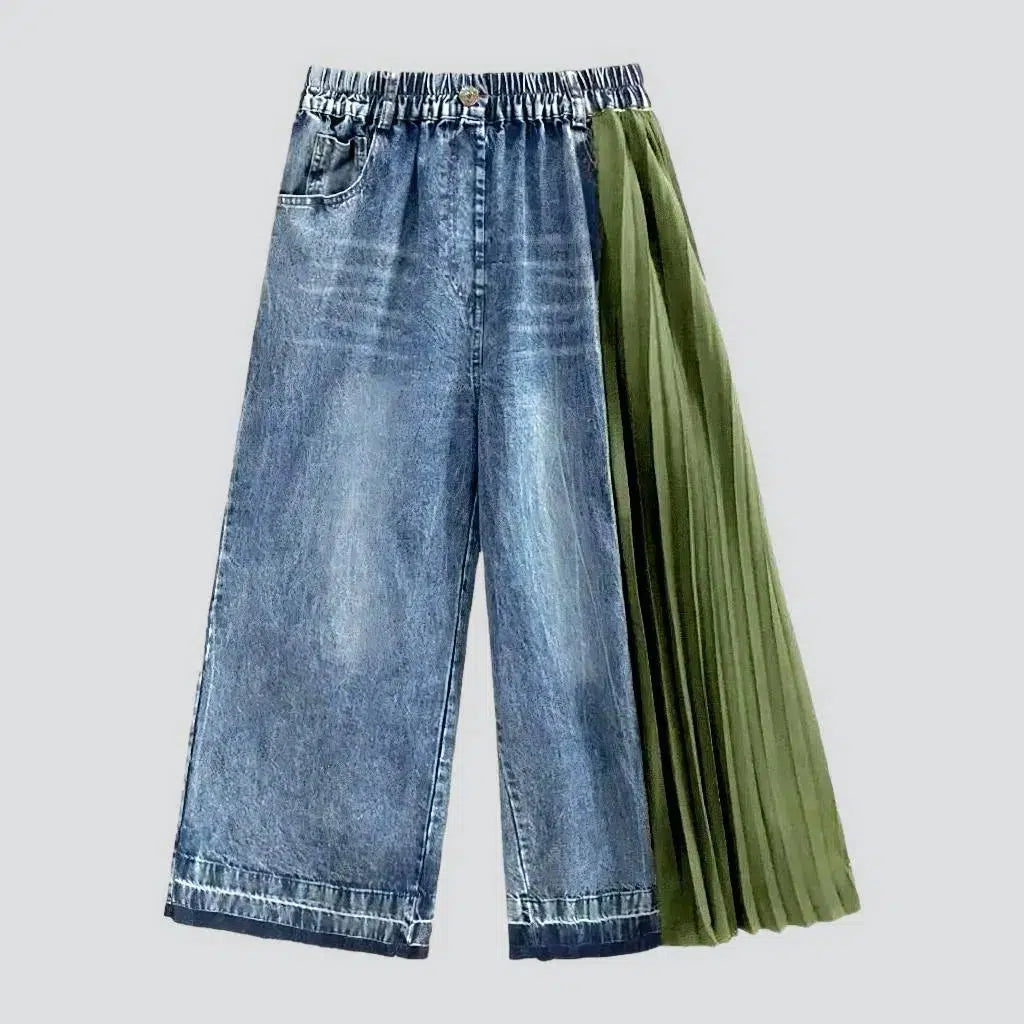 High-waist pleated jeans
 for ladies | Jeans4you.shop
